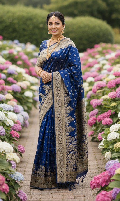 প্রিমিয়াম জাপানি সিল্ক শাড়ি